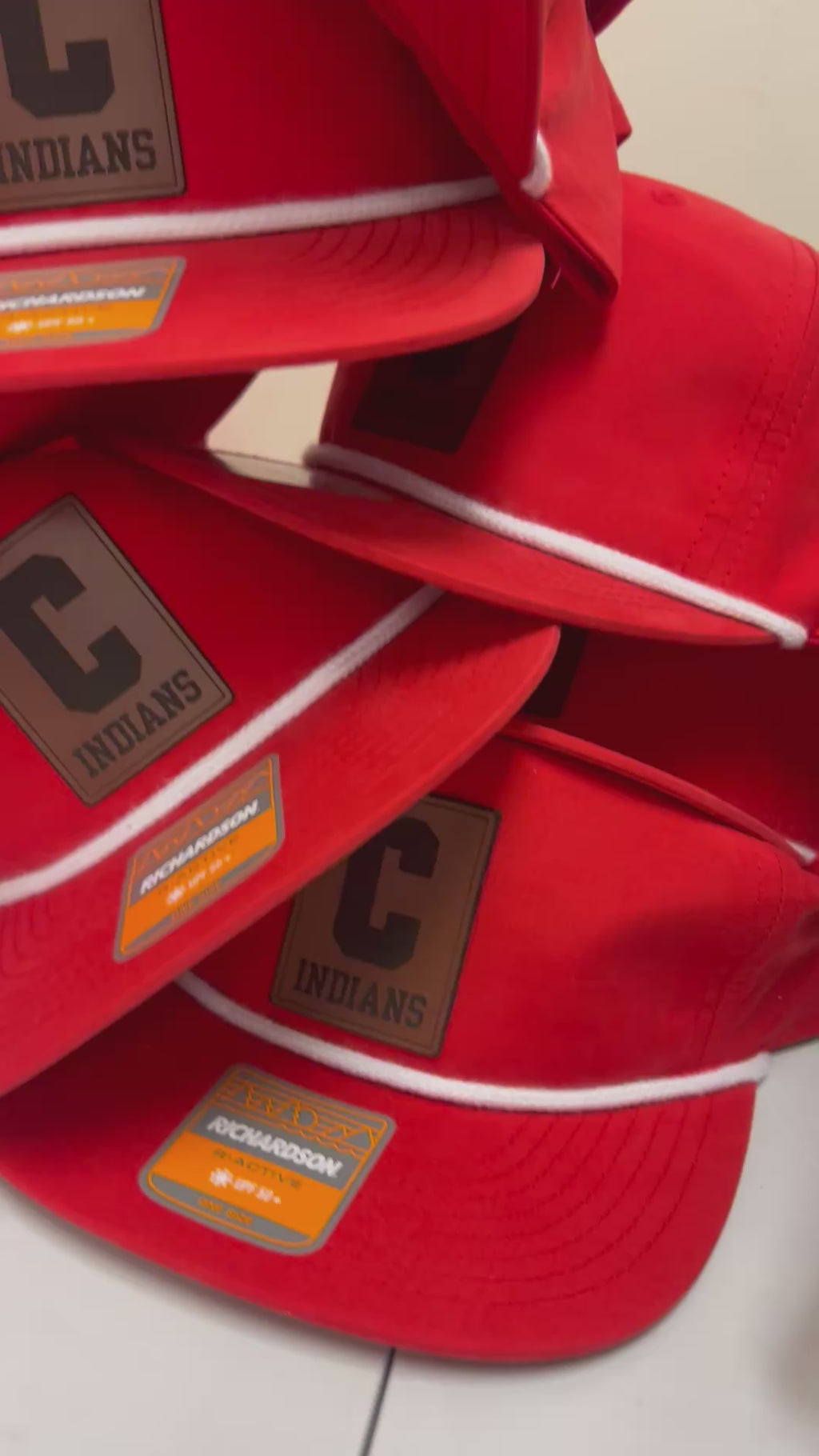 Carlisle Indians Leather Patch Umpqua SnapBack Rope Cap